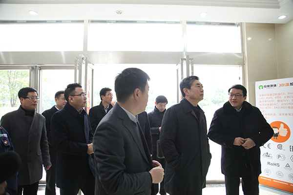 安徽省委組織部鄧部長來環(huán)瑞考察指導