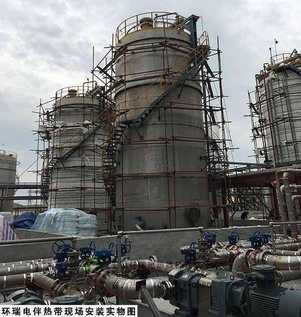 環(huán)瑞電伴熱帶現(xiàn)場安裝實(shí)物圖