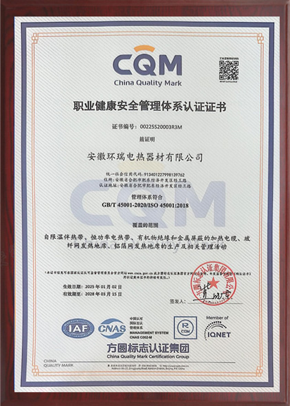 職業(yè)健康安全管理體系