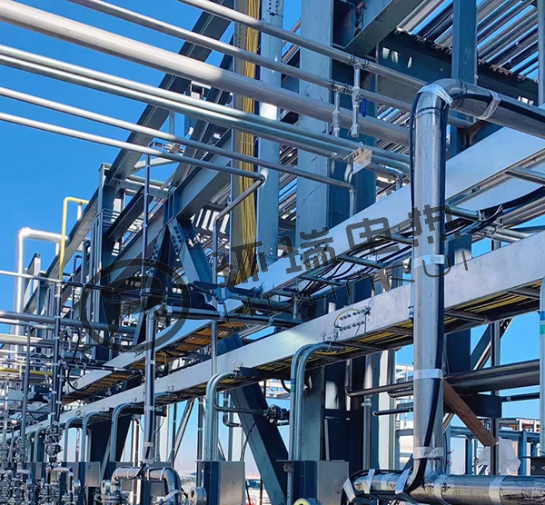 伴熱帶產(chǎn)品安裝現(xiàn)場實物圖